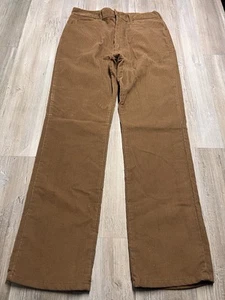 Vintage 90s Lee Riders Size 34x32 Brown Corduroy Pants Made in USA Mens Straight - Picture 1 of 13