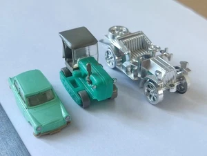 Set 3 Trabant DDR 1/87 Retro Auto Tractor USSR Soviet Union Retro Vintage Car - Picture 1 of 22