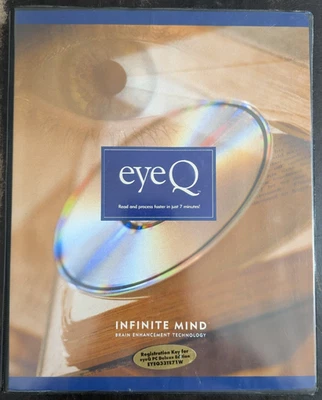 EYEQ Infinite Mind EYE Q Speed Reading Improvement Brain Enhancement Kit VHS CD - Image 1 of 4