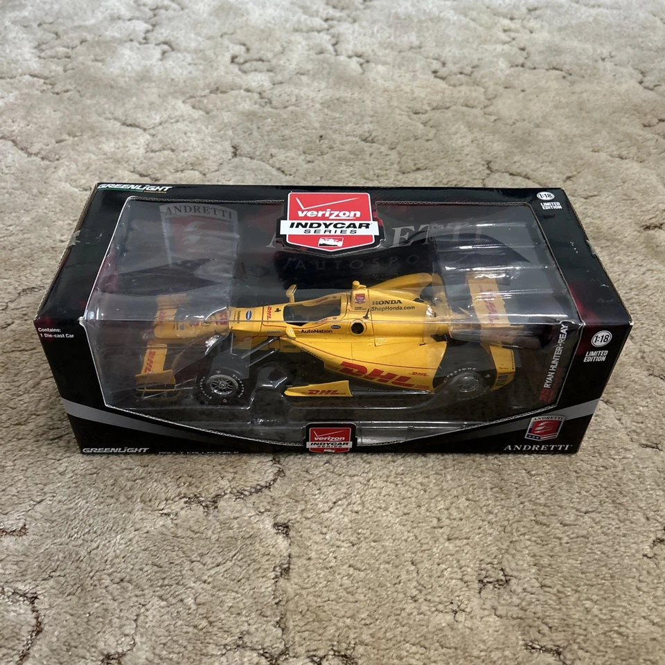 GreenLight escala 1/18 Verizon IndyCar #28 Ryan Hunter-Reay DHL Honda 2015 *Uso* Foto 1 de 4