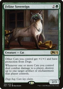 Magic the Gathering (como nuevo): M21: Feline Sovereign - Raro - Imagen 1 de 1
