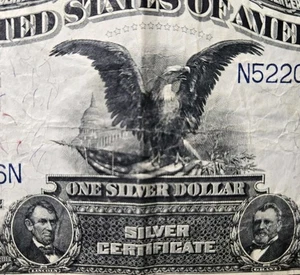 1899 Black Eagle $1 Silver Certificate  - Picture 1 of 7