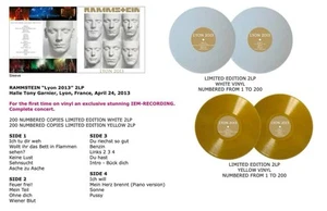 RAMMSTEIN "Lyon 2013 2LP. ( Preorder Available 5th June) - Foto 1 di 1