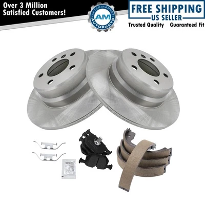 Rear Brake Pad & Rotor Kit Fits 2000-2006 BMW X5 - Image 1 of 4