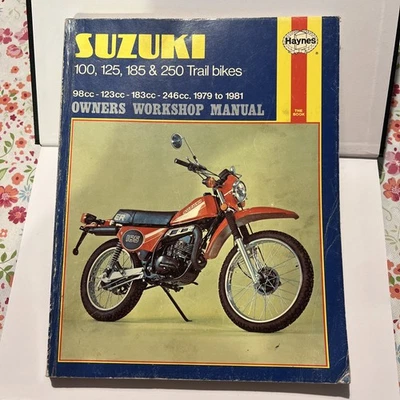 MANUAL TALLER DEL PROPIETARIO SUZUKI TS100 TS125 TS185 TS250 ERN/ERT/ERX (1979-81) Foto 1 de 4