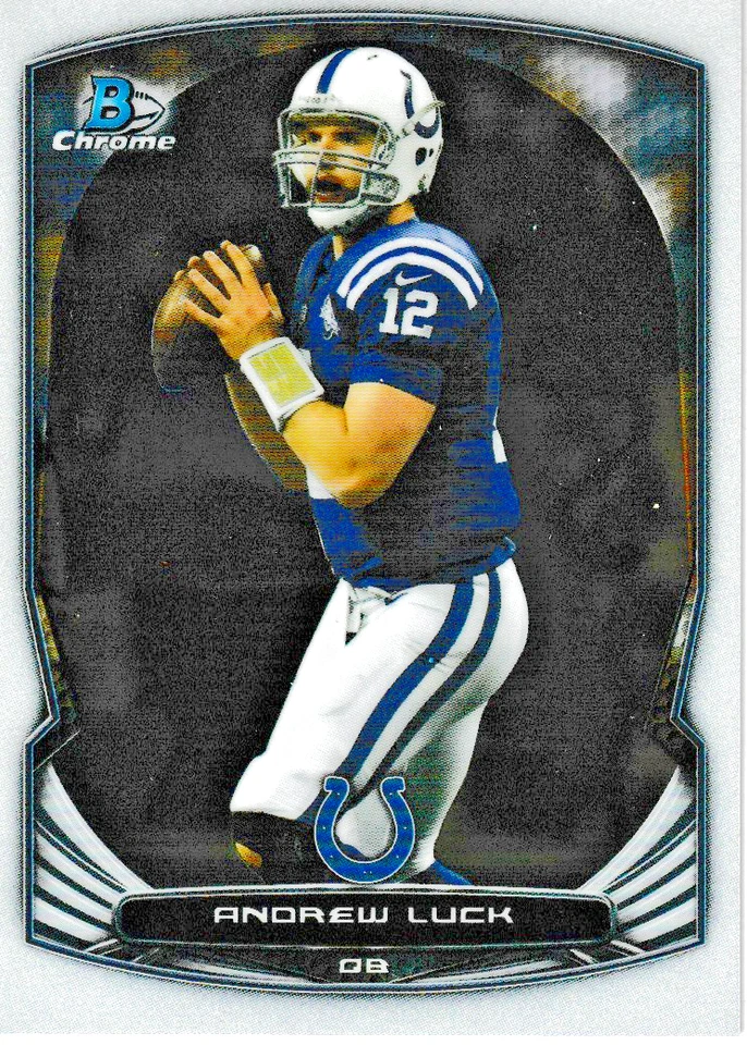 2014 BOWMAN CHROME  /  ANDREW LUCK CARD - Image 1 of 1
