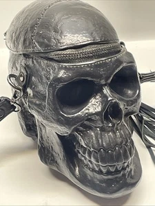 Killstar Black SKULL BAG - "Grave Digger" Goth Alt Borsa a mano da donna - Foto 1 di 15