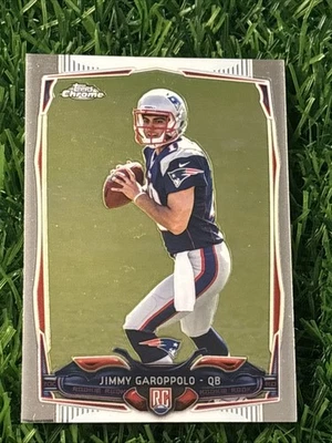 2014 Topps cromo Jimmy Garoppolo #150 novato radiocontrol New England Patriots Foto 1 de 2