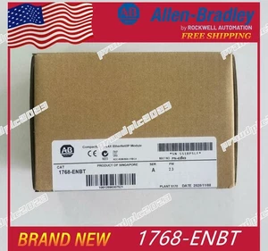 New Factory Sealed AB 1768-ENBT / A EtherNet/IP Communication Module 1768ENBT - Picture 1 of 6