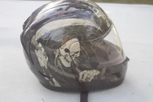 Icon Motorcycle Reaper Helmet MEDIUM - Picture 1 of 9