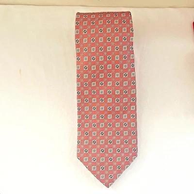 Corbata Robert Talbott Best of Class 57" Coral Rosa Azul Marino Crema Max's Charleston Foto 1 de 4