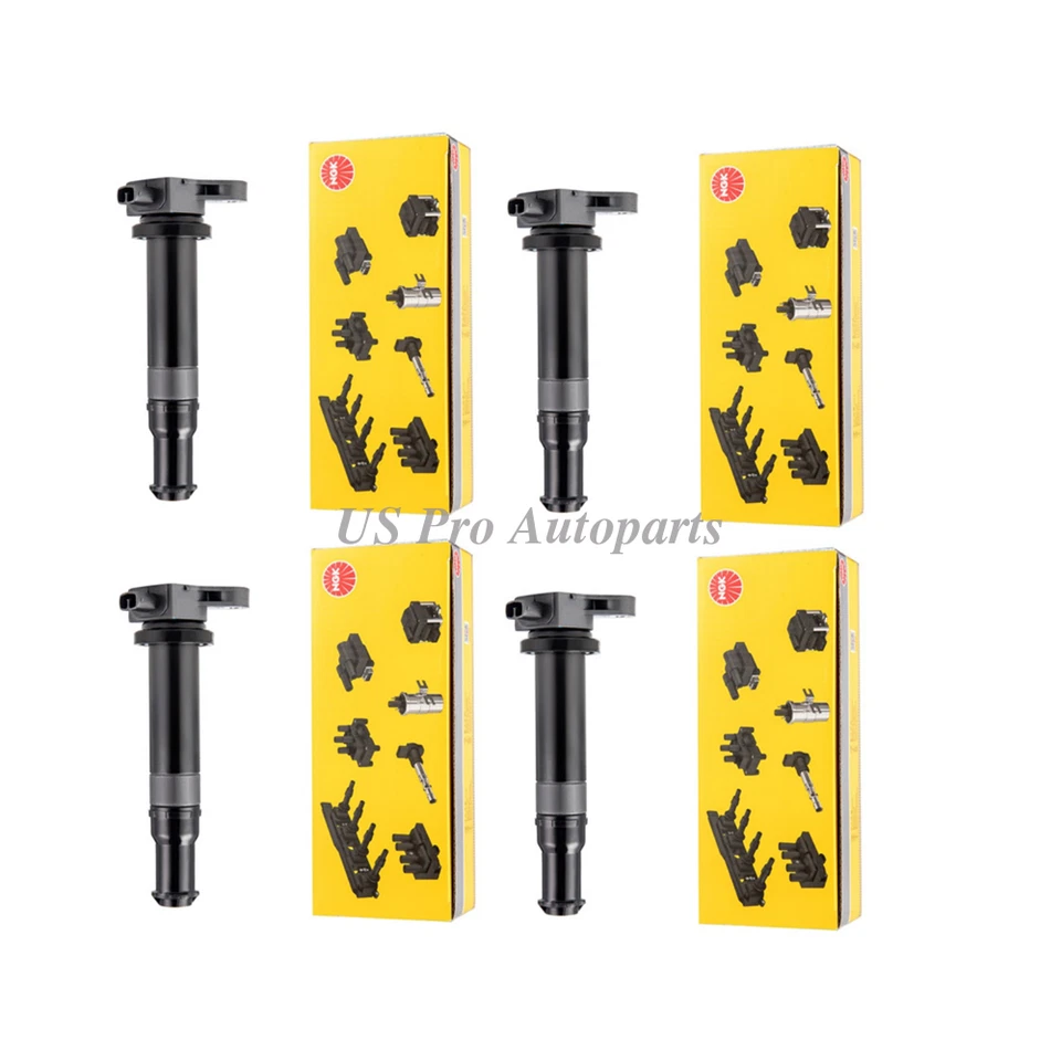 Bobina de encendido NGK para Hyundai Accent Kia Rio5 1,6 L L4 27301-26640 4 piezas OEM NGK Foto 1 de 4