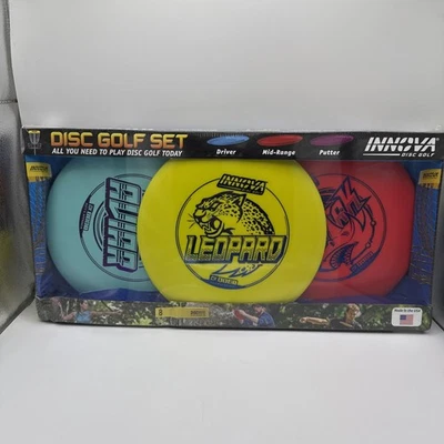 NEW Sealed Innova Driver / Mid Range/ Putter Disc Golf Set Fast Shipping - Image 1 of 4
