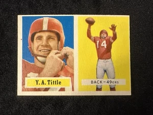 Y.A. Tittle 1957 Topps #30 San Francisco 49ers - Bild 1 von 2