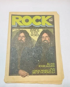 ROCK JULY 29, 1971 ~ BYRDS/JOHN & YOKO -ZAPPA JAM/FILLMORE CLOSES/JACKIE LOMAX - Picture 1 of 2
