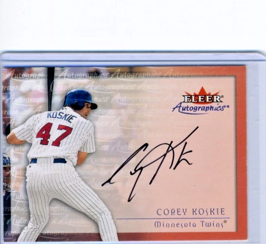 Corey Koskie 2000 Fleer Skybox autógrafo certificado automático Foto 1 de 1