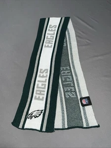 NFL Team Apparel Philadelphia Eagles Scarf OSFM Green Logos -4839 - Picture 1 of 8
