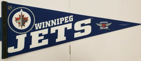 NHL Winnipeg Jets 12" x 30" Pennant, NEW Cover