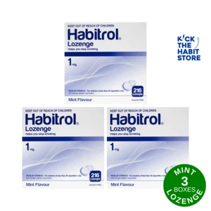 Habitrol Lozenge 1mg Mint 648 Pieces 3 Boxes x 216 pcs 08/2026+ - Picture 1 of 3