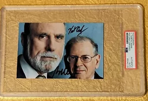 Vint Cerf & Bob Kahn Autograph PSA/DNA Creators of The Internet Signed Photo - Picture 1 of 2