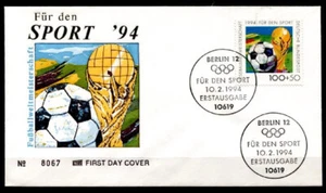 Fußball. WM-1994, USA. FDC(2). Berlin. BRD 1994 - Bild 1 von 1