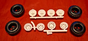 AMT 1978 Ford Bronco 4X4 Wheels and Firestone Tires 1/25 - Picture 1 of 2