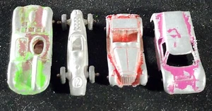 4 Vintage Tootsie Toy Tootsietoy Cars USA. Our T7393 - Bild 1 von 11