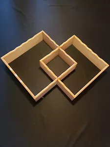 VTG Frames Shadow Boxes Wooden - Picture 1 of 19