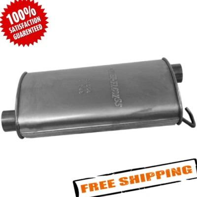Walker Exhaust 21354 Quiet-Flow Stainless Steel Oval Aluminized Exhaust Muffler - Image 1 of 4