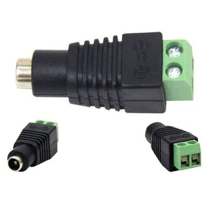 1-100PCS 5.5mm x 2.1mm DC Power Female Plug Connector For LED Strip Light Lamp - Picture 1 of 48