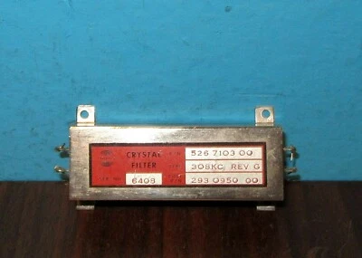 Collins 526 7103 00 Crystal Filter 308KHz P/N 293-0950-00  - Image 1 of 2