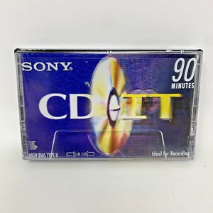 CINTA DE CASETE DE AUDIO EN BLANCO SONY CD-IT 90 min alto sesgo tipo II C-90CDT2A - NUEVA - Imagen 1 de 3