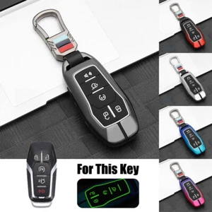 Alloy Silicone Car Key Case Cover For Ford Mondeo Explorer Fusion Mustang F-150 - Bild 1 von 16