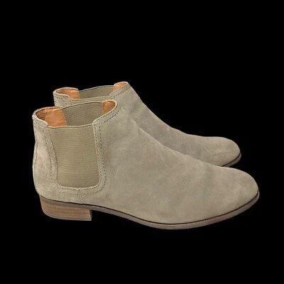 Frye Misty Chelsea Boots Women Sz 8 Slip On Taupe Bootie Ankle Suede Casual Shoe - Image 1 of 4