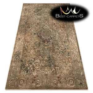 Oriental NATURAL 100% WOOL Rugs "OMEGA" LUMIER Ornament beige green Best Quality - Picture 1 of 10