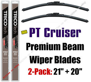 Wipers 2-Pack Beam Wiper Blades - fit 2001-2010 Chrysler PT Cruiser - 19210/200