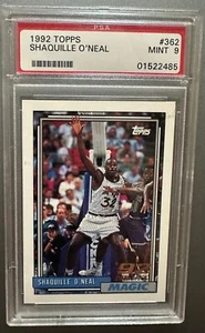 1992 Topps Shaquille O'Neal PSA 9 - Bild 1 von 2