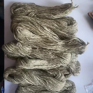 Leinen Garn Stricken Flammgarn 1kg 75%Leinen 25%Baumwolle 10 Stränge á 100g - Bild 1 von 7