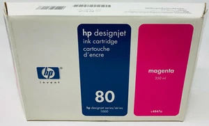 HP C4847A HP 80 Cartouche D'Origine Magenta Designjet 1000 /1055c/1055cm (350ml) - Photo 1/1
