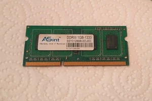 ASint DDR3 1GB 1333 PC3-10600 Laptop Memory SSY3128M8-EDJED - Picture 1 of 2