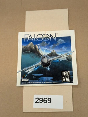 Falcon - Turbo Grafx - Manual Only **NO GAME! - Image 1 of 4