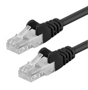 Intellinet Cavo di rete Patch in CCA Cat. 6 Nero UTP 3 m - Foto 1 di 4