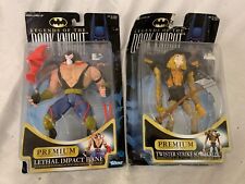2 1998 Legends of the Dark Knight Batman Figures Scarecrow Bane NIB