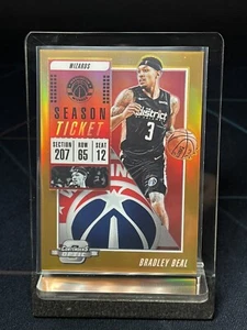 2018-19 Panini Contenders Optic Season Ticket Orange Prizm /49 Bradley Beal #99 - Picture 1 of 2