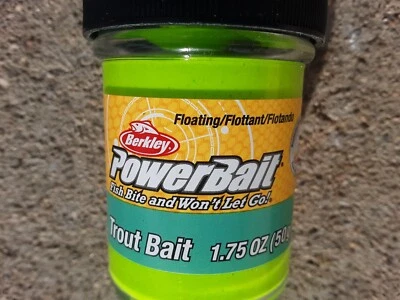 Berkley Powerbait 浮动面团鳟鱼饵 (Chartrouse) — 第 1/3 张图片