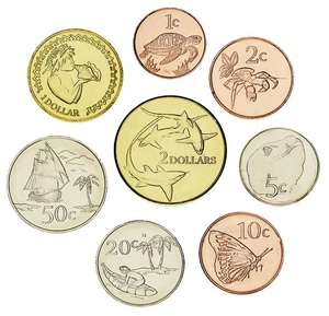 Tokelau Juego de 8 monedas 2017 UNC 1, 2, 5, 10, 20, 50 céntimos, 1, 2 dólares - Imagen 1 de 4