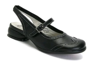 JOHN FLUEVOG FELLOWSHIPS: KATHY NIEDRIGER ABSATZ SLINGBACK MARY JANE SCHUH 7 FLÜGEL SPITZE - Bild 1 von 6
