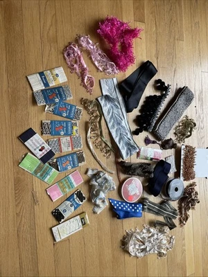 35 piezas ric rac cinta de ajuste gimp cuentas metálicas de colección cuentas recortes yardas artesanales Foto 1 de 4