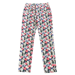 Gymboree Girl's Pull On Floral Leggings Pants Straight Leg Elastic Waist Size 7 - Picture 1 of 5