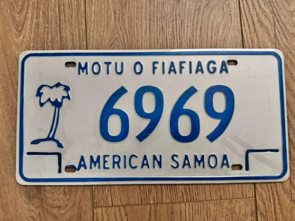 PLACA SAMOA AMERICANA - 6969 - MOTU O FIAFIAGA - Imagem 1 de 1